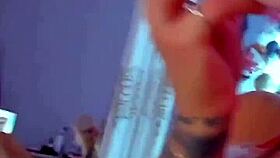 sexy chaturbate whore perfectt33n rams a dildo deep in her fuckhole for orgasm.