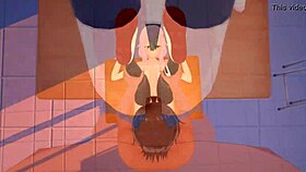 in guilty crown, teen inori yuzuriha appears in 3d hentai animation.