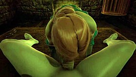 The Witcher Triss, redhead teen, why does she lick so good in POV?