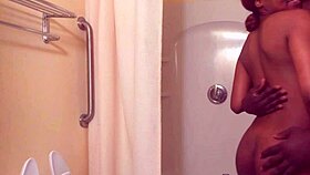 Blu Mere Rips Clothes In Wet Shower, Gets Facial Cumshot