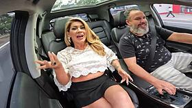 Bruna Ferraz causes trouble on street ride!