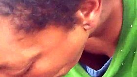 slut sucking my dick outside in public