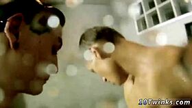 Gay Light Skin Boys Dominate Old Grandpa in Bathroom Showdown