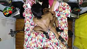 Behind the scenes, Black Christ fucks MrsFeedMe