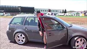 These German teens swap partners and fuck outdoors! 😏