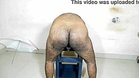 curly haired babe shakes her big ass for hot cock teasingly