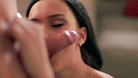 Sweet girl next door chats with neighbors over music