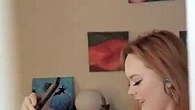 curvy ginger milf summer hart provides a special massage ending