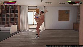 ethan vs olwen naked fighter 3d anal doggystyle bent over assfucking!