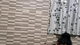 husband arrives while ebony gets fucked and squirts