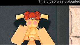 Nerdy Ginger Slut Fucked In Bedroom