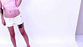 blonde teen gets fucked during glamour photoshoot casting