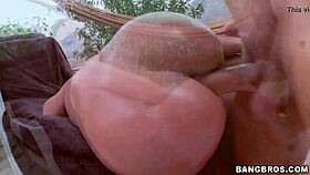 Jada Stevens bends over for amazing doggystyle sex, her ass looking incredible