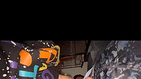 Met a fan and spent time outside.