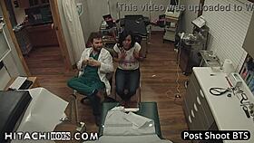 Freshman Tori Sanchez Moans During Hitachi Wand Orgasms By Doctor Tampa