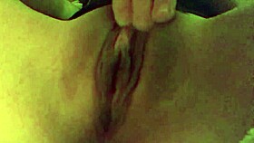 i'm rubbing my wet pussy, feeling so horny and groping myself.