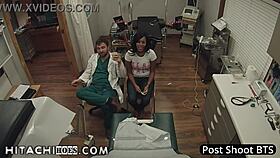 Freshman Tori Sanchez Moans During Hitachi Wand Orgasms By Doctor Tampa