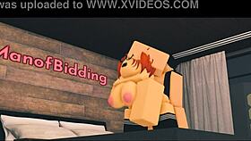 Nerdy Ginger Slut Fucked In Bedroom