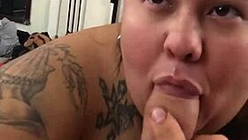 Does my Asian wife love sucking big white cock?