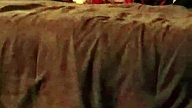 Wife orgasms with 10 inch vibrator in homemade voyeur scene.