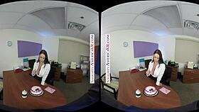 naughty america angela white receives a birthday surprise at the office