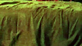 Wife orgasms with 10 inch vibrator in homemade voyeur scene.