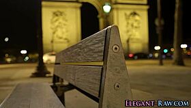 Glam lesbian enjoys subtle oral and fingering in a classy european setting