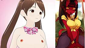 Meru The Succubus Cum Challenge!