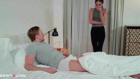 i'm the landlord the housekeeper helped relax with her mouth