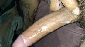 the couple enjoys a delightful oral session