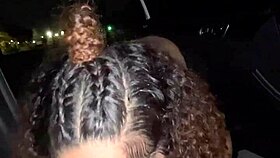 Met a fan and spent time outside.