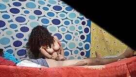 Spying on Nympho Colombian Friend Alexia With Huge Tits!