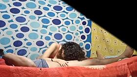 Spying on Nympho Colombian Friend Alexia With Huge Tits!