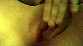 i'm rubbing my wet pussy, feeling so horny and groping myself.