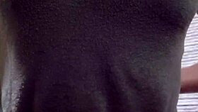 young teen having fun showing off in a homemade video.