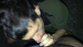 Straight neighbor comes to garage for dick choking bareback big black cock monster.