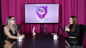 Safada Gets Naked, Pussy Licked Wet After Fetish Talk.