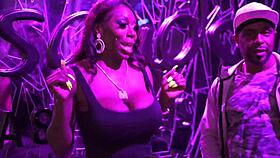 hey, mystique shows her big tits in public las vegas