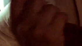 He loves sucking while I finger his ass in homemade anal cowgirl