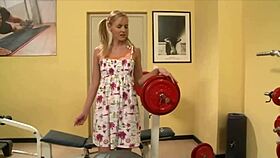 Naughty Teen Feels Hard Fucked In Gym By Trainer