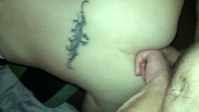 sexy wife cums hard on big cock bent over 😍