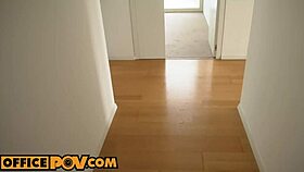 Candee Licious rides your cock hard in the office pov