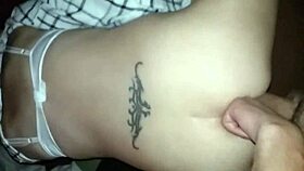 sexy wife cums hard on big cock bent over 😍