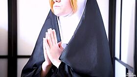 Vau, tämä kiihottunut rintava nunna Bella Hentaigirl haluaa villiä toimintaa