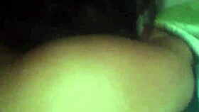 Friend bends over for support