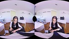 I, the secratary at Virtualrealporn.com, am gettin fucked by my boss. Oh god, it's so big!