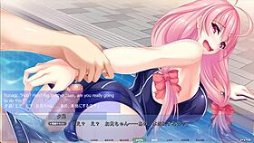 Akumeru Family - Yunagi Route Part 2 - Pounding In The Pool