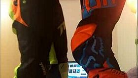 Motocross blowjob surprise