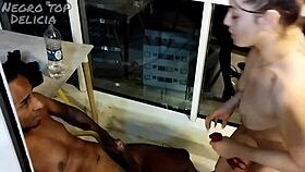 cuckold invites fat friend to have sex with girlfriend and she enjoys it