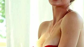 Hot Nicole Aniston gives you a stare during her POV blowjob scene.